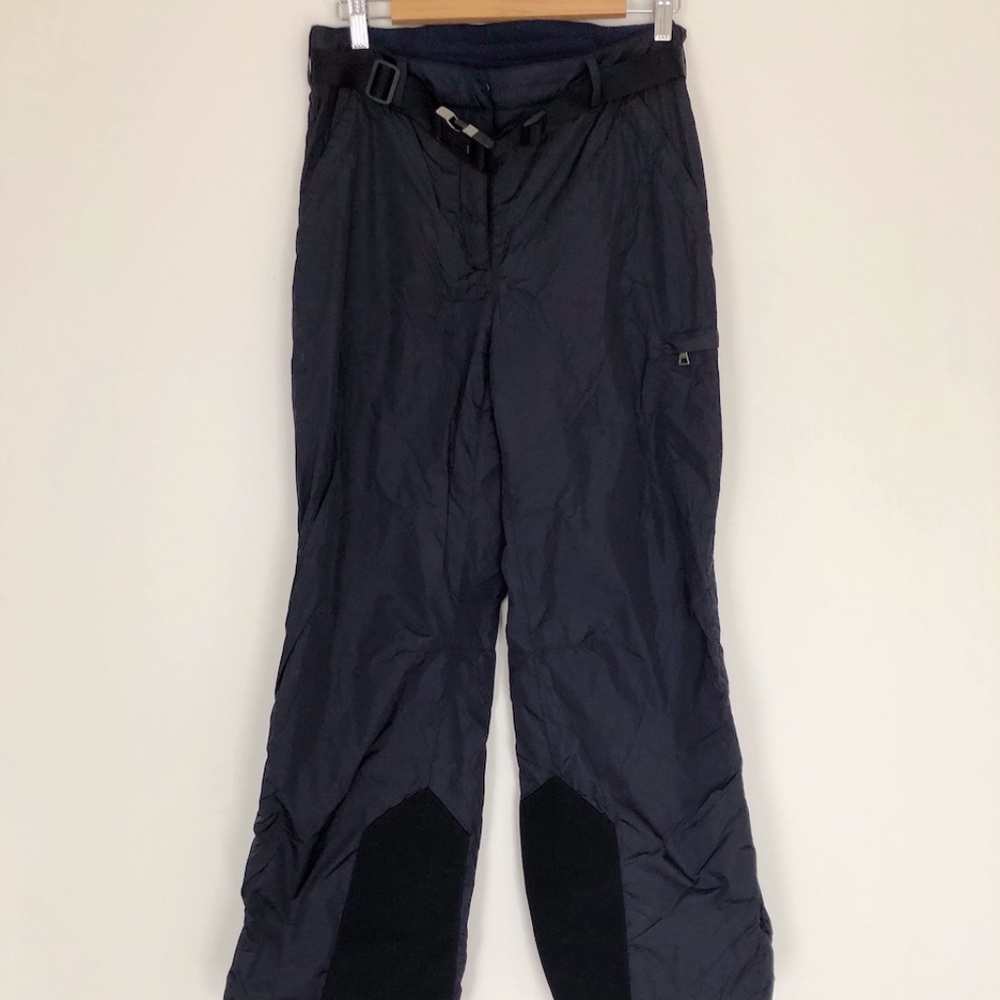 PRADA Ski Pants w/ Metallic Belt Buckle